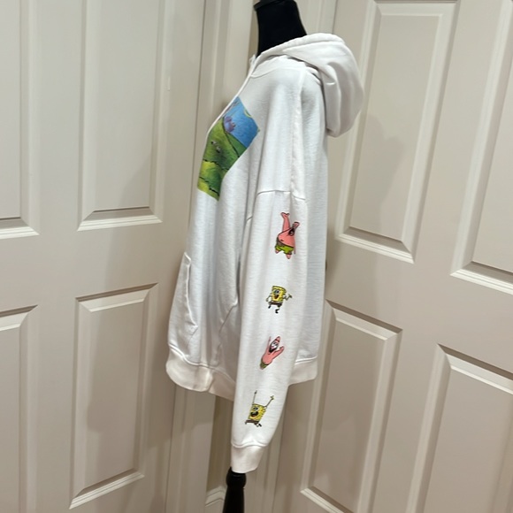Nickelodeon SpongeBob SquarePants Adult Graphic Hooded Sweatshirt. Size 2XL. - Picture 3 of 4